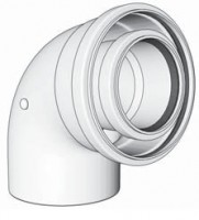 Odkouření kondenzační Brilon 52102216 - koleno koaxiální DN125/80 x 87°